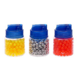 Пульки пластиковые  200шт. цвета в ассортименте, в банке 2880719