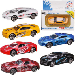 Машина металлическая Спорт 8,5х3,5х2см, в ассортименте, в коробке Junfa Toys WT-07143/601412