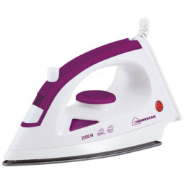 Утюг 2000Вт, тефлоновая подошва, HS-4001, белый с розовым HomeStar 002664