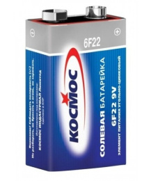 Батарейка  солевая "крона" Космос 6F22 KOC6F22