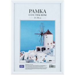 Фоторамка 21х30см пластиковая Officespase White 290207