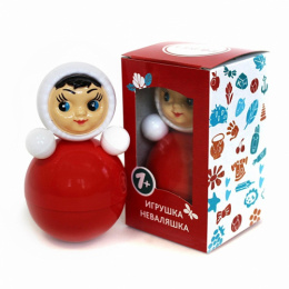 Неваляшка пластиковая 11см, в коробке Неваляшки-Котовск 6с-028/2792186