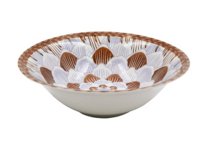 Салатник фарфоровый 180мм/590мл Кувшинка Lavenir сгк7-1025