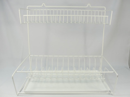 Тарелосушка крашеная (белый) с поддоном настенная Юнитрейд тнп-1.2