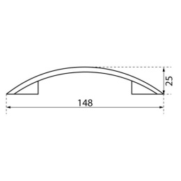 Ручка-скоба мебельная StahlBuro P100-96 2шт., KOD дерево StahlBuro 42763
