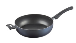 Сотейник алюминиевый с антиприг. покрытием Сатин d-26см без крышки с двумя пластик. ручками Калитва 69261