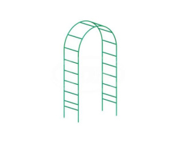 Арка садовая металлическая суперразборная 220х125х36,5см Простая LDN