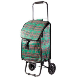 Тележка багажная с сумкой D203 Клетка, до 30кг Рыжий кот 093543