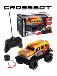 Машина радиоуправляемая Лазеркар Монстр 17,5х10,5х9см, подсветка корпуса, синий Crossbot 870948