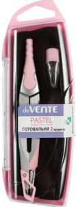 Готовальня  2 предмета Devente Pastel, розовый 5093309