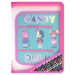 Папка для труда А4 на молнии Сладкие куколки 62522
