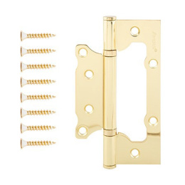 Петля накладная Avers 125х75х2,5-B2-G золото (бабочка) Avers 29382