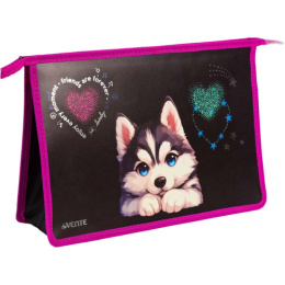 Папка для тетрадей А4 на молнии Devente Cute Husky 8056542