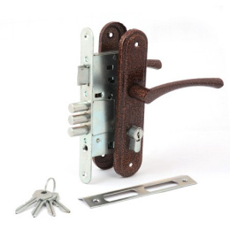 Замок врезной Омега -ЗВ4.2.01, медь Омега 30402