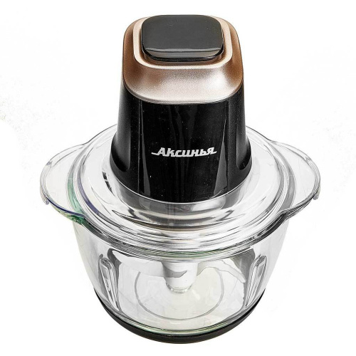 Измельчитель электрический 400Вт, 1,2л, черный Аксинья КС-501