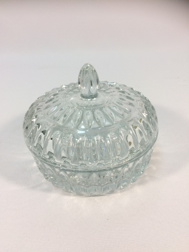 Сахарница стеклянная Zarin 130мм/250мл, в п/у Kaveh 7077