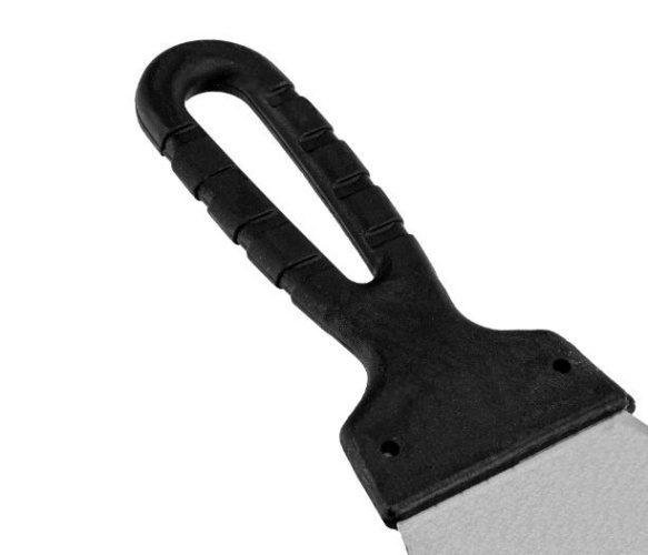 Шпатель нержавеющий  80мм пластиковая ручка Sparta 85134