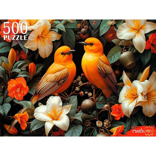 Пазлы  500 элементов Золотые птицы П500-7617