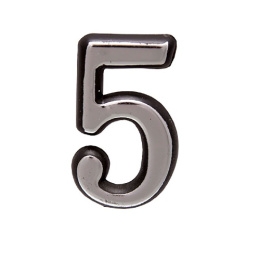 Цифра 5, хром Аллюр 26331