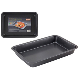 Противень из углеродистой стали с антиприг. покрытием 33,5х23,5х3,8см Mallony MAL-K001L/985217