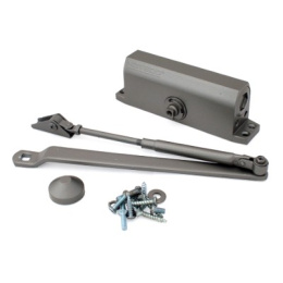 Доводчик дверной Notedo DC-120-I Gray со складным рычагом, от 100 до 140кг, от -38 до +60 °С, серый Notedo 42674