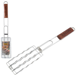 Решетка для барбекю хромированная 17х8,5см для сосисок Ecos RD-169D/999617