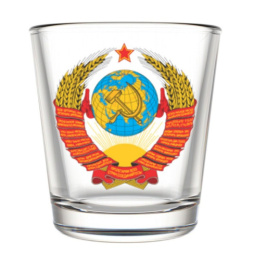 Набор стопок стеклянных Ода 6шт. 50мл СССР, в п/у Декостек 1250-Д