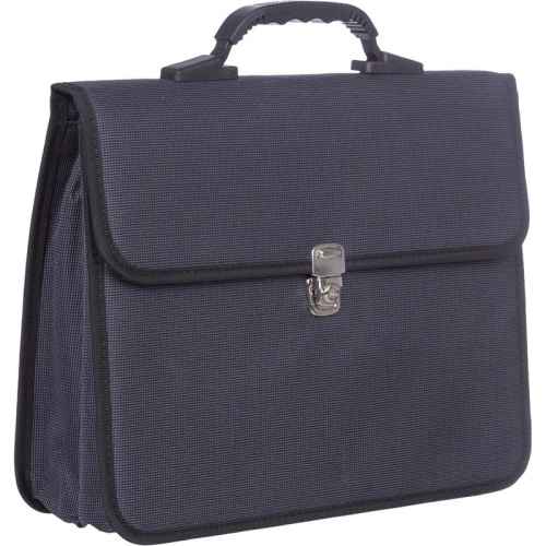 Портфель ткань Кантри, серый, модель 686 1049057