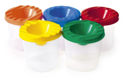 Стакан-непроливайка одно отделение, ассорти С-8992