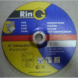 Круг шлифовальный по металлу RinG 230 х 6,0 х 22 0112306022