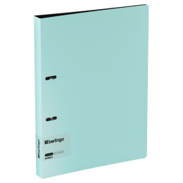Папка на 2-х кольцах Berlingo Instinct 700мкм, корешок 35мм, D-кольца, с внутренним карманом, аквамарин RB4_2D510