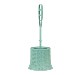 Комплект для туалета WC пластиковый Вязание фисташковый Idea М5019