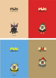 Тетрадь  96 листов перевертыш Смешной щенок, гребень С0380-27