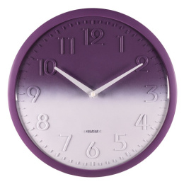 Часы настенные круглые d-30,5см Классика, фиолетовый/белый Рубин 3012-001