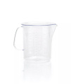 Кружка мерная пластиковая 1л прозрачная Полимербыт С116