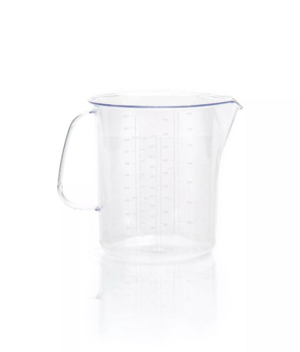 Кружка мерная пластиковая 1л прозрачная Полимербыт С116