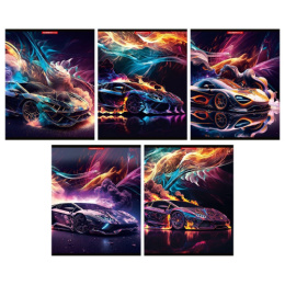 Тетрадь  48 листов Огненные машины 14088/5