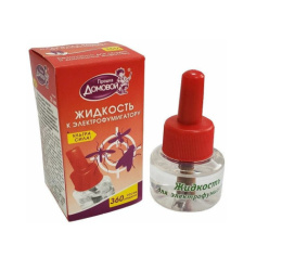 Жидкость от комаров, мух к фумигатору 45 ночей Ультра сила! без запаха Домовой Прошка Л121