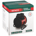 Пушка тепловая электрическая 2000Вт PTC-2000R Promo круглая Engy 109949
