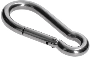 Карабин пожарный, оцинк.  5/50 DIN5299C 57902