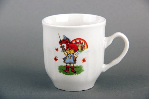 Кружка керамическая 210мл Коты мушкетеры Коралл MB210