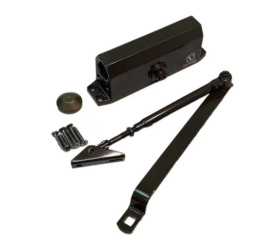 Доводчик дверной VETTORE C-50-BR (коричневый) 20545