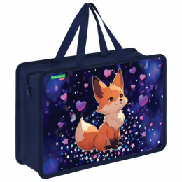Папка-портфель детский Brauberg Kids Fairy Fox 273375