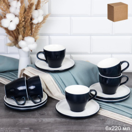 Набор чайный фарфоровый 12 предметов 200мл, в картон/к KR-401/731332