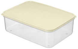Контейнер для СВЧ пластиковый 2,5л прямоугольный с мягкой крышкой Modena, цвет крышки в ассортименте Homver 2211106