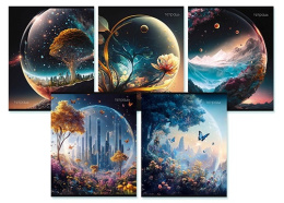 Тетрадь  48 листов Хрустальный шар С9592-10