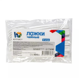 Набор ложек одноразовых 12шт. столовые 115мм, белый Юпласт ЮНАБ2053