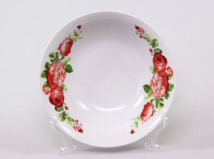 Салатник фарфоровый 180мм/650мл Чайная роза 2 1029089