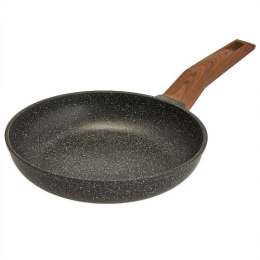 Сковорода алюминиевая литая с антиприг. мраморным покрытием Мегалит 18 d-22см без крышки с ручкой soft-touch Гардарика 0422-18