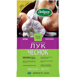 Удобрение для лука,чеснока Весна-Лето 0,9кг минеральное с цеолитами Добрая сила